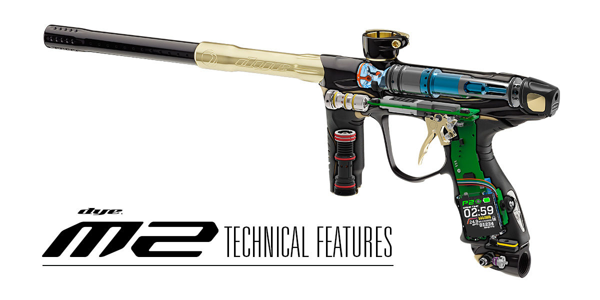 Learn more about the New Dye paintball Marker M2
