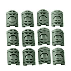 UTG Rail Rubber Cover Premium - 12 pcs - Olive