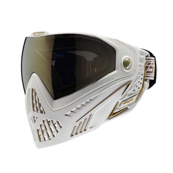 Dye I5 Paintball Mask With Thermal Lens - White/Gold