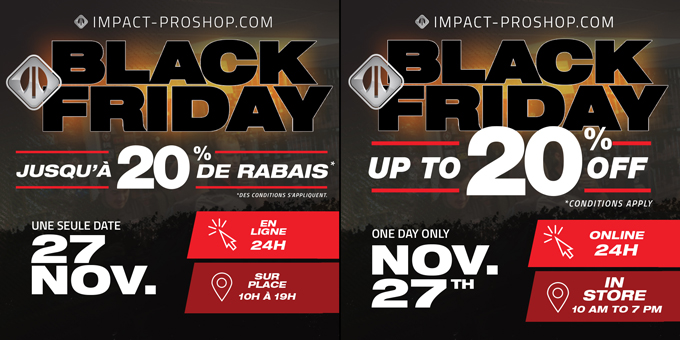 Black Friday, one date only!