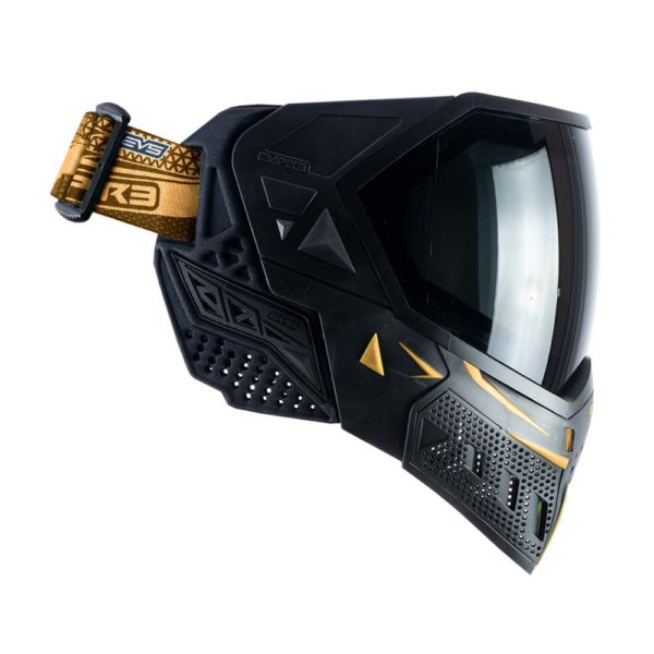 Empire EVS Paintball Mask With Thermal Lens - Black/Gold