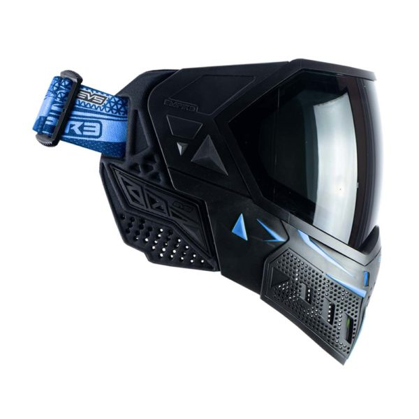 Empire EVS Paintball Mask With Thermal Lens - Black/Navy Blue