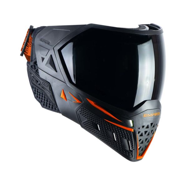 Empire EVS Paintball Mask With Thermal Lens - Black/Orange