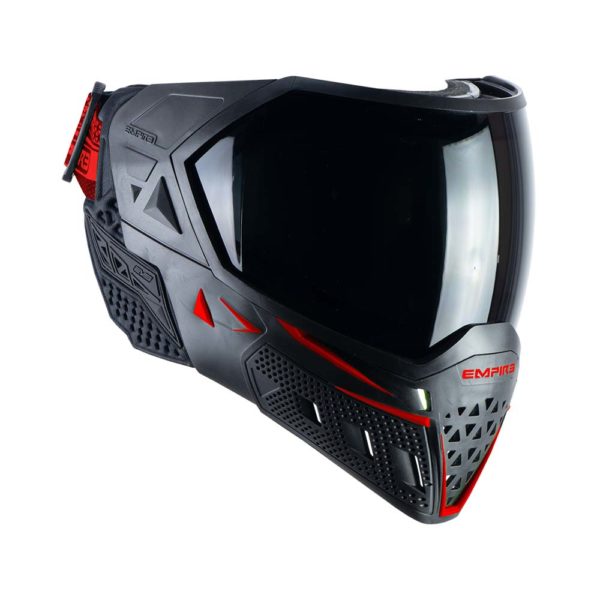Empire EVS Paintball Mask With Thermal Lens - Black/Red