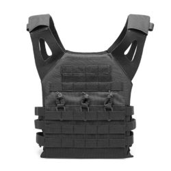 JPC Protective Lightweight Vest – Molle Attachment – Black