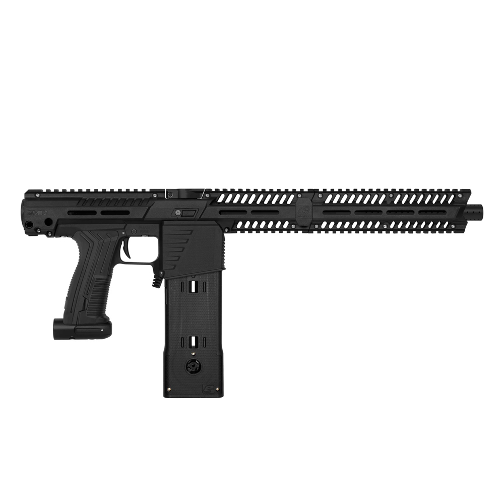 Planet Eclipse MG100/EMF100 MagFed Paintball Gun - With S63 3 Pieces Barrel Kit - Black