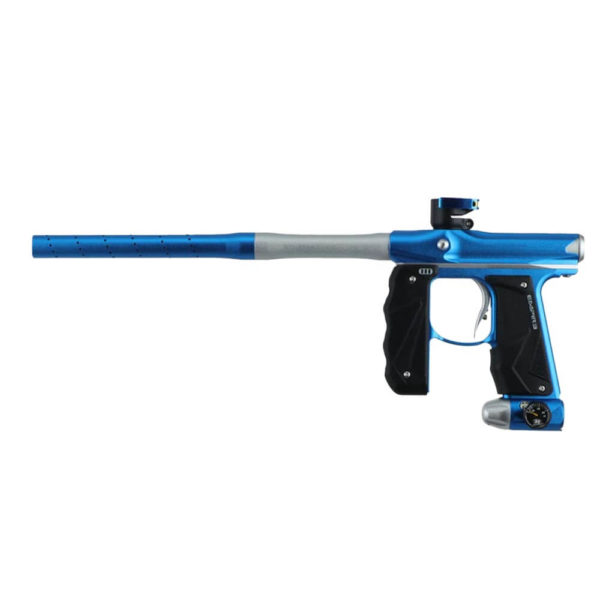 Fusil De Paintball Empire Mini GS Avec Canon 2 Pièces – Dust Blue/Silver