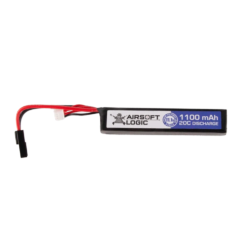 Airsoft Logic Airsoft Battery 11.1v 1100mah Lipo Stick - Small Tamiya Connector