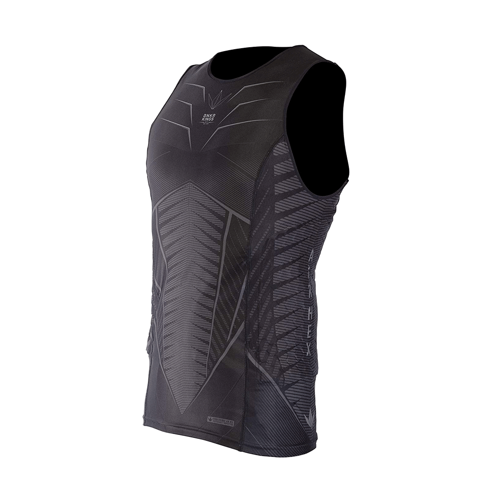 Bunkerkings Fly Flexible Padded Paintball Chest Protector Black XL/XXL