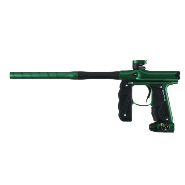 Empire Mini GS 2.0 Paintball Gun With 2 Piece Barrel – Dust Green/Dust Black