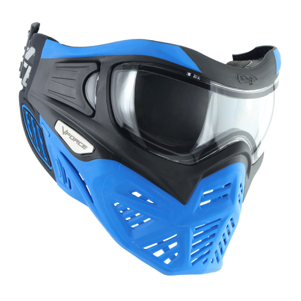 VForce Grill 2.0 Paintball Mask With Thermal Lens - Black/Blue