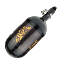 JT Carbon Fiber Grafx Compressed Air Paintball Tank - 68/4500 - Reverse Cheetah