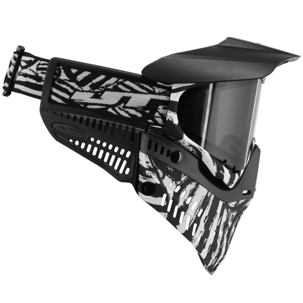 JT Proflex LE Paintball Mask With Thermal Lens - Zebra