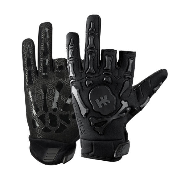 Gant de Paintball HK Army Bones Noir/Noir LARGE Impact de Paintball HK Army