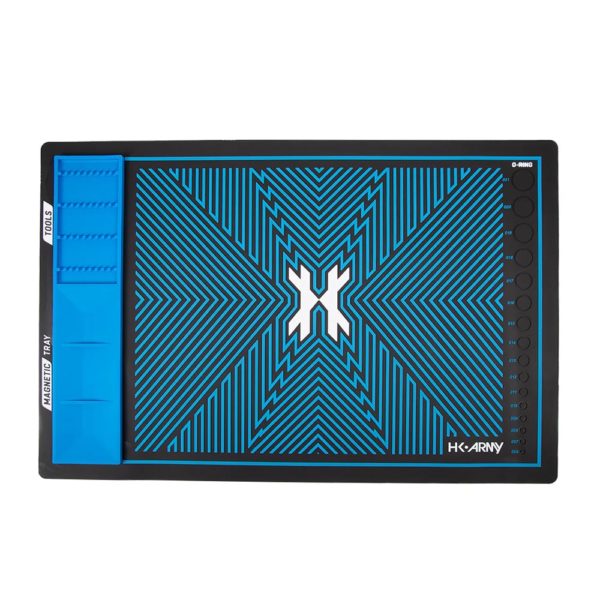 HK Army Paintball Magnetic Rubber Tech Mat MagMat – Black/Blue