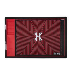 HK Army Paintball Magnetic Rubber Tech Mat MagMat – Black/Red