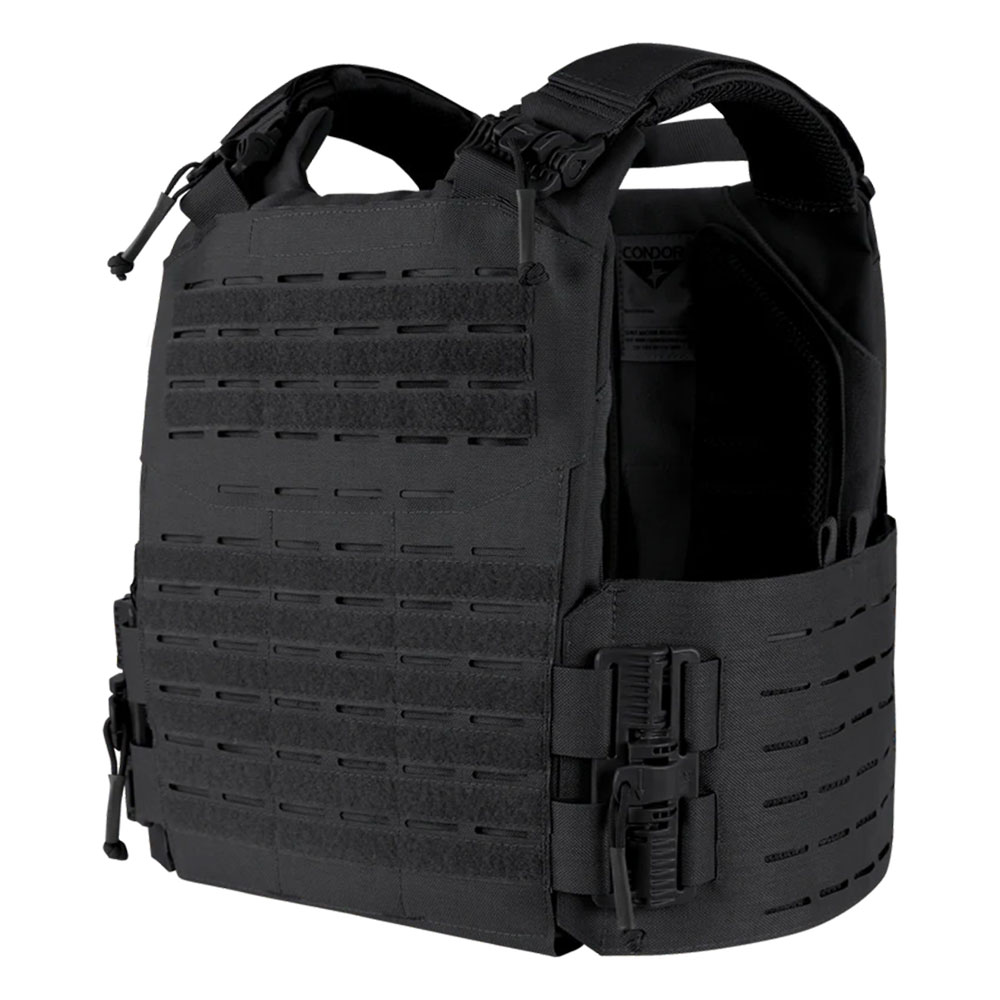 Condor Vanquish RS Plate Carrier Vest – Molle Attachment – Black – L/XL