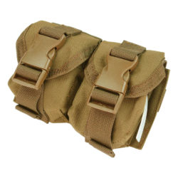 Condor Double Frag Grenade Pouch – Molle Attachment – Coyote