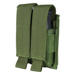 Condor Double Pistol Mag Pouch – Molle Attachment – OD
