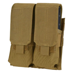 Condor Double M4 Mag Pouch – Molle Attachment – Coyote