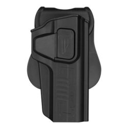 Cytac R-Defender Polymer Pistol Holster – Paddle Attachment – Right Handed – 1911 5” – Black