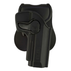 Cytac Polymer Pistol Holster – Paddle Attachment – Right Handed – T92 – Black