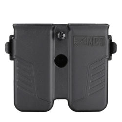 MCS Rigid Double Pistol Mag Holster – Molle Attachment – Glock/MP9 and More – Black