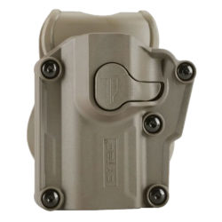 Cytac Polymer Pistol Holster – Paddle Attachment – Left Handed – Per-Fit Universal – FDE