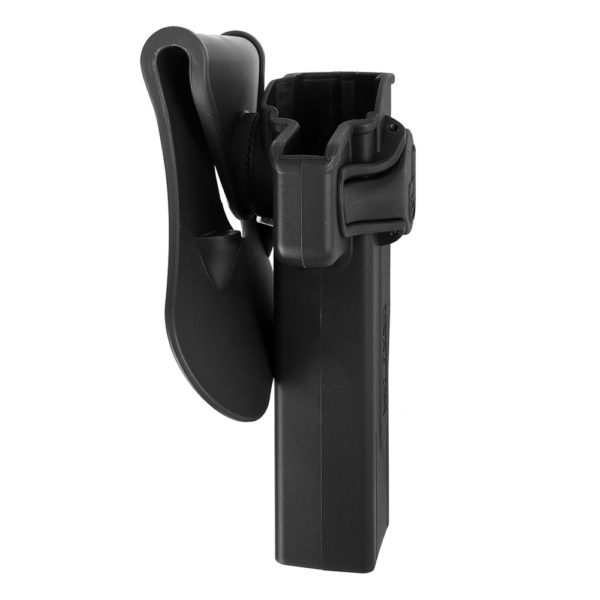 Cytac R-Defender Polymer Pistol Holster – Paddle Attachment – Right Handed – Hi-Capa – Black