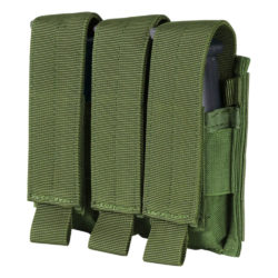 Condor Triple Pistol Mag Pouch – Molle Attachment – OD