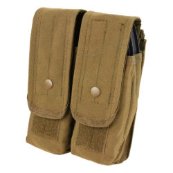 Condor Double AK Mag Pouch – Molle Attachment – Coyote