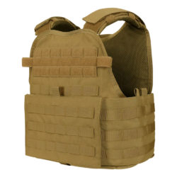 Condor Modular Operator Plate Carrier Vest – Molle Attachment – Coyote