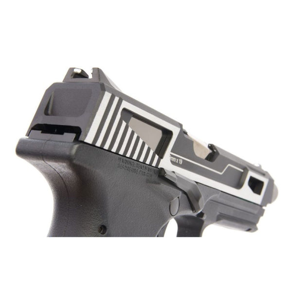 G&G GTP9 MS Blowback (CO2 Version) Airsoft Pistol – Silver
