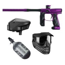 Package Deal - Empire AXE 2.0 Paintball Gun – Dust Purple/Dust Black