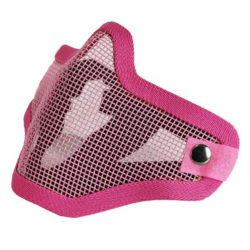 Impact Metal Mesh Mask (Cover Bottom Face And Noze) – Pink