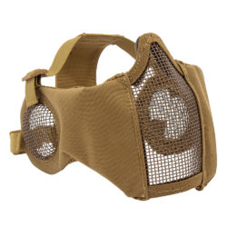 Valken Zulu Airsoft Mesh Mask (Cover Bottom Face, Noze And Ears) – Tan