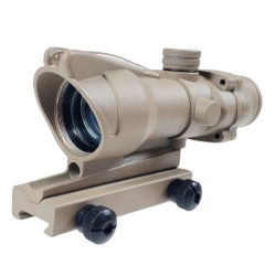 Impact Sight – ACOG Style – 1×32 – Illumination Source Fiber – Red Dot – Dark Earth