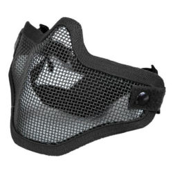 Impact Metal Mesh Mask (Cover Bottom Face And Noze) – Black