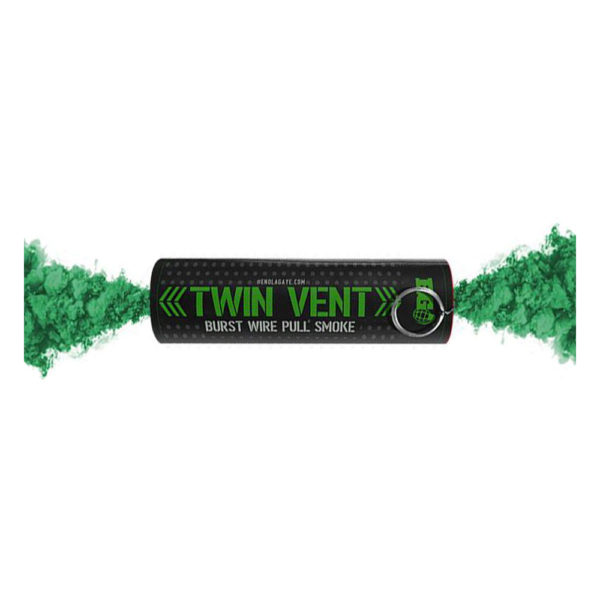 Enola Gaye Smoke Grenade – Wire Pull – Twin Vent Burst – Green