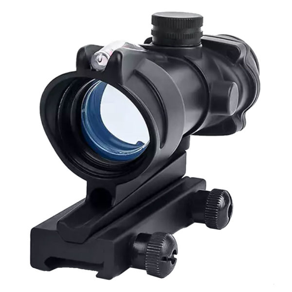 Impact Sight – ACOG Style – 1×32 - Illumination Source Fiber – Red Dot – Black
