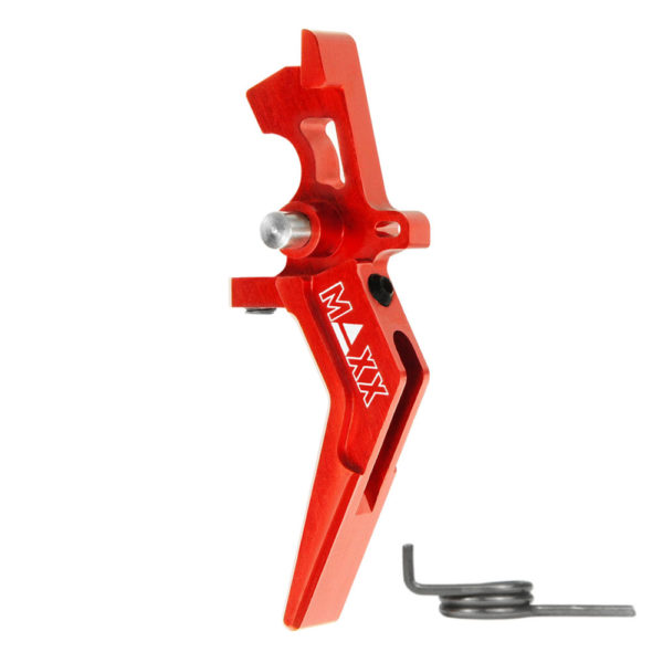 Maxx Airsoft CNC Aluminium Advanced Speed Trigger – Style A – Red
