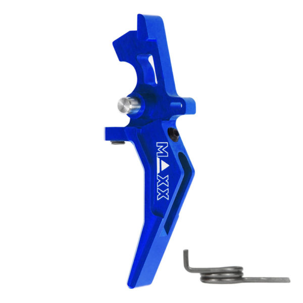 Maxx Airsoft CNC Aluminum Advanced Speed Trigger – Style B – Blue