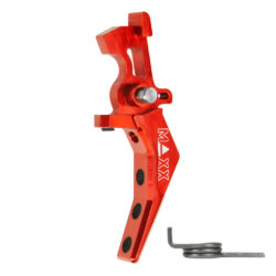 Maxx Airsoft CNC Aluminum Advanced Speed Trigger – Style B – Red