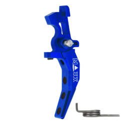 Maxx Airsoft CNC Aluminum Advanced Speed Trigger – Style C – Blue