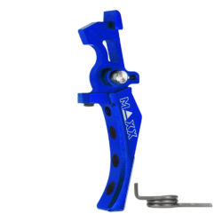 Maxx Airsoft CNC Aluminum Advanced Speed Trigger – Style D – Blue