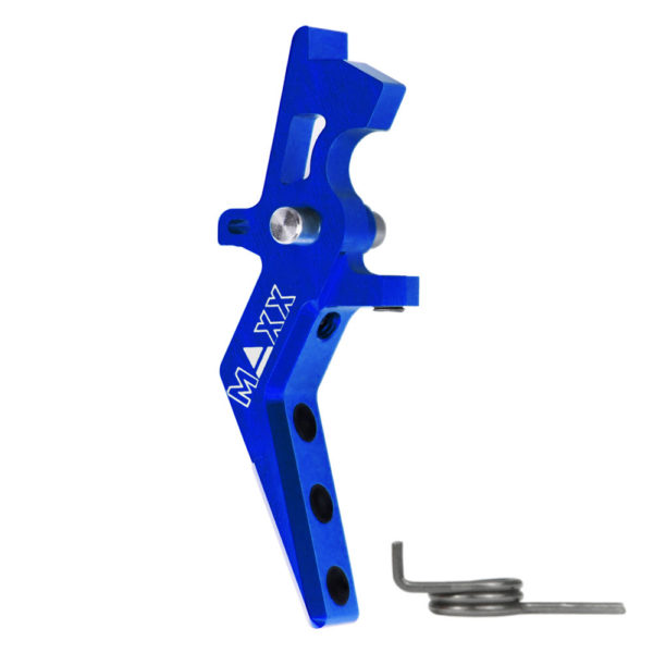 Maxx Airsoft CNC Aluminum Advanced Speed Trigger – Style A – Blue