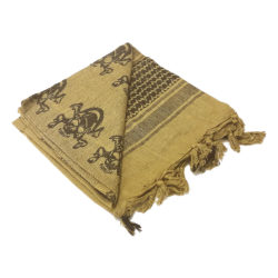 Condor Shemagh - Tan/Black Skull