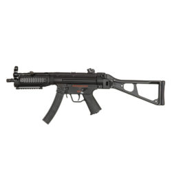 G&G TGM A3 ETU Airsoft Rifle – MP5 Folding Stock – Black