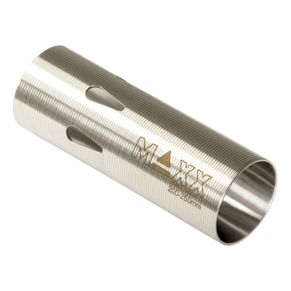 Maxx Airsoft CNC Hardened Stainless Steel Cylinder – Type E – 200-250mm