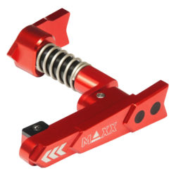 Maxx Airsoft CNC Aluminum Advanced Magazine Release (Style A) – Red